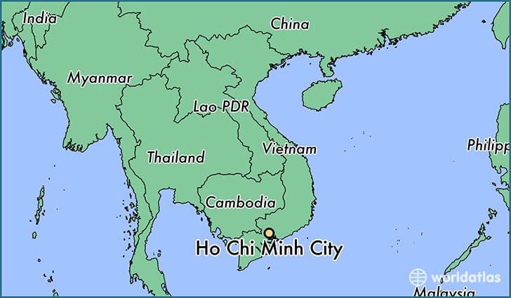 지도 ho chi minh city 세계