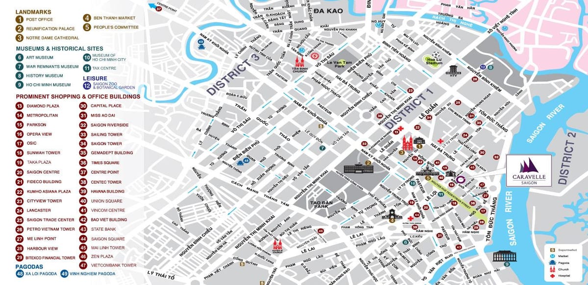 지도 hcmc district1