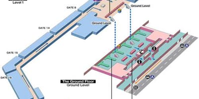 사이공 airport 지도