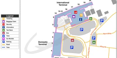 Tan son nhat international airport 지도